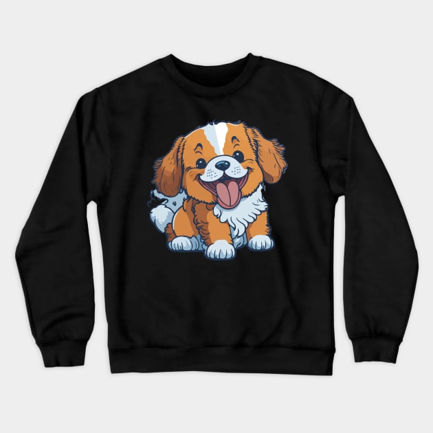 Happy Puppies Crewneck Sweatshirt by SARKAR3.0